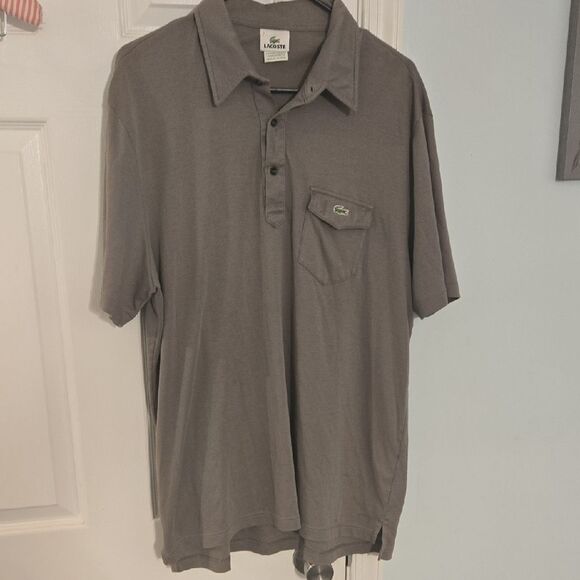 Lacoste Men's Polo Shirt in Gray - Picture 1 of 7